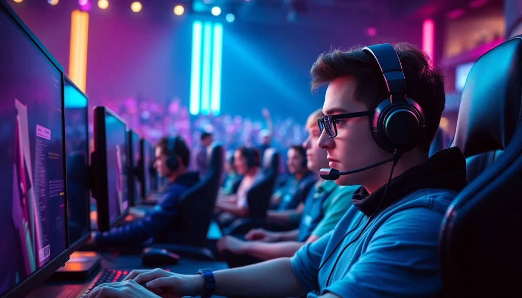 Experience the intensity of competitive gaming at https://ok88b.com with professional players in action.