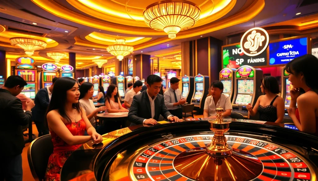 Experience the thrill of gambling with 호치민 마사지 offerings, featuring vibrant casino tables and slot machines that ignite excitement.