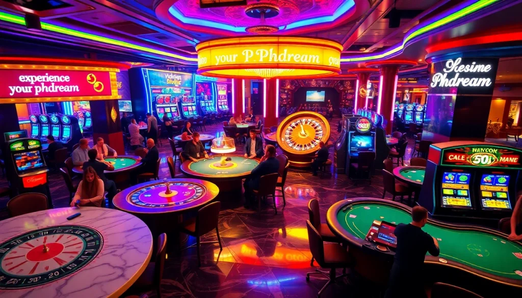 Experience an exhilarating casino environment with Phdream slots and live games.