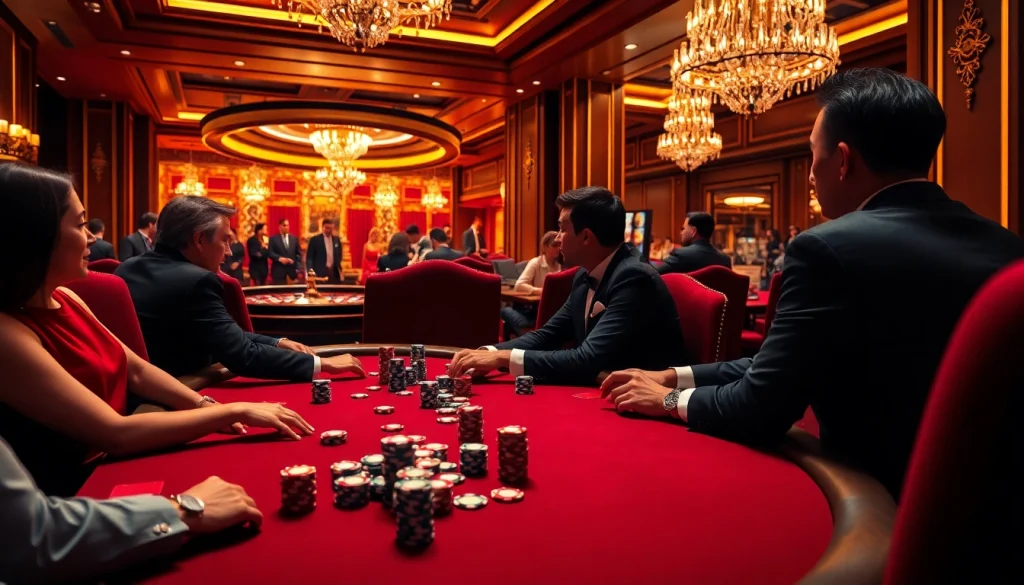 Experience the thrill of high-stakes poker at https://68win2025.online/ with vibrant chips and elegant players.