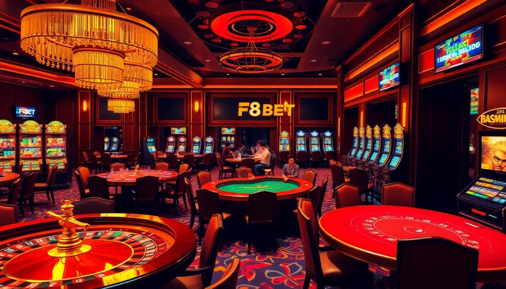 Experience the luxury and excitement at nhà cái F8BET with engaging casino games and vibrant atmosphere.