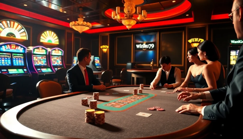 Experience the thrill of win79 đăng nhập with captivating casino visuals and vibrant gameplay.