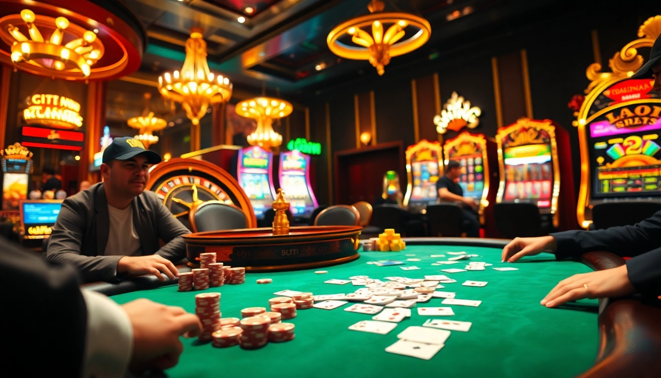 Experience thrilling poker and roulette action at https://hz88.my/, showcasing exciting table games and vibrant casino life.